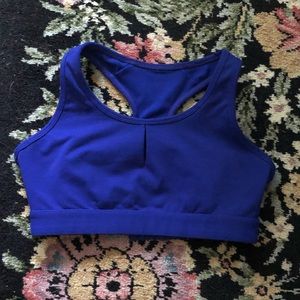 Fabletics Royal Blue High Impact Sports Bra